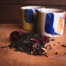 Earl Grey s růží